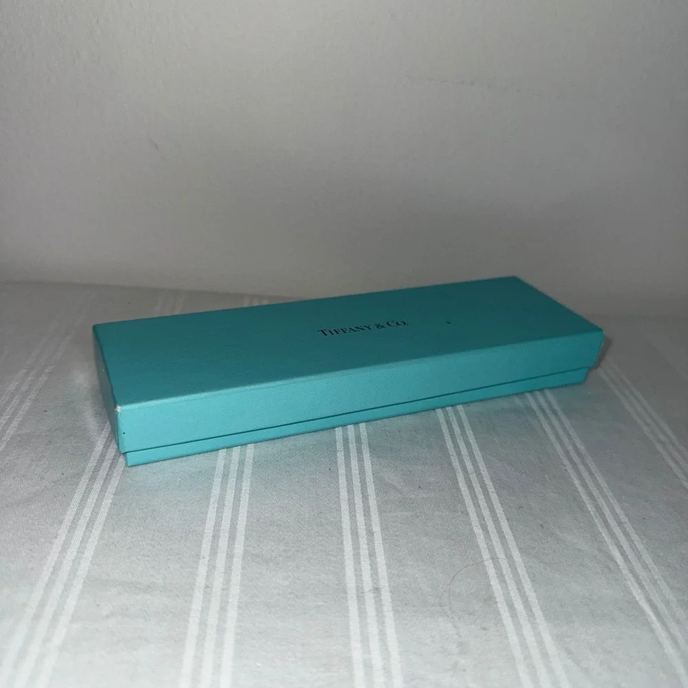 Tiffany & Co Blue Jewelry Gift Box Rectangular 7x2.25‎ Replacement Storage Box